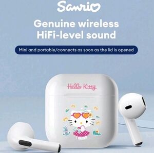 Sanrio Hello Kitty BLO4 Bluetooth Wireless Noise Cancellation Earbuds Waterproof